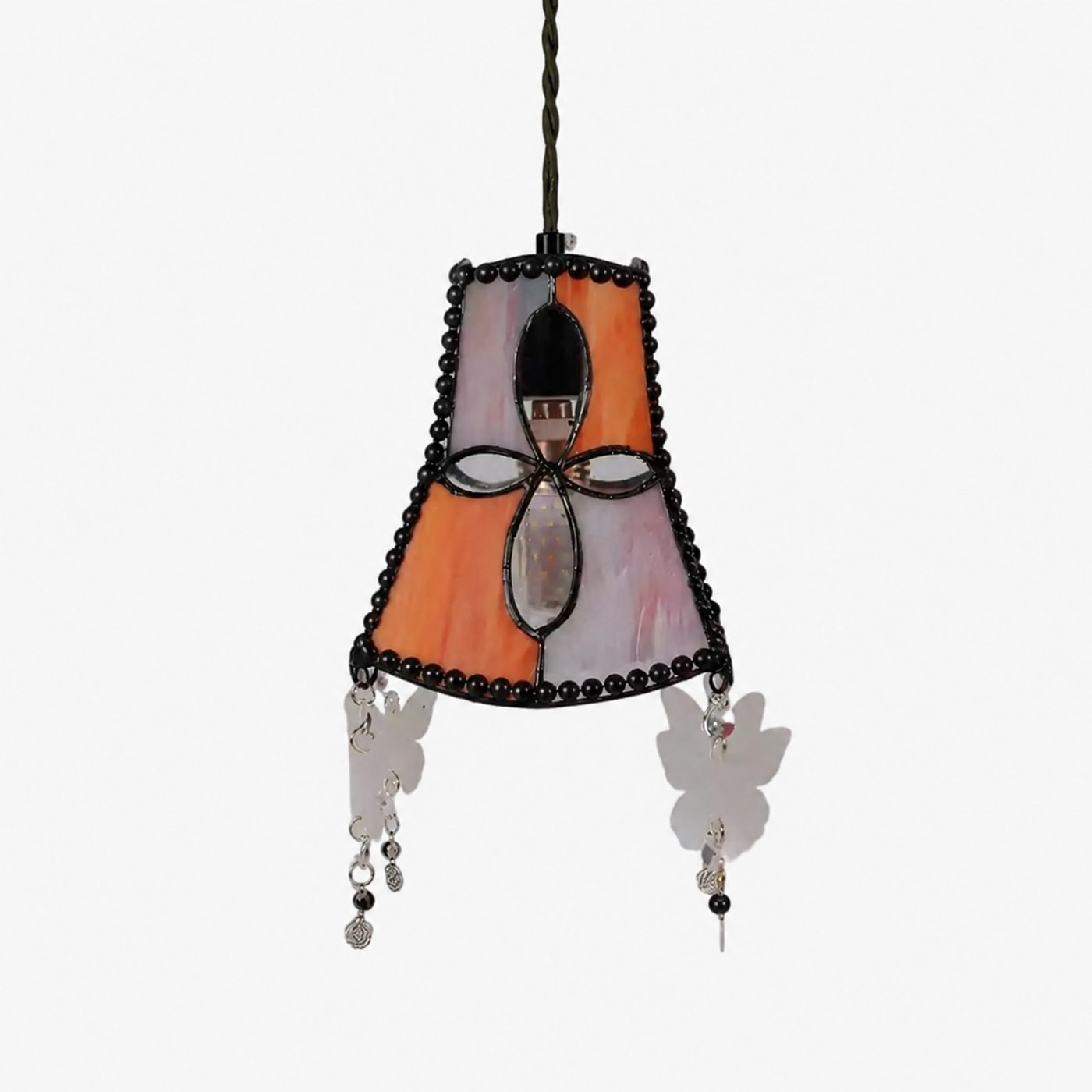 Vitality Orange shell butterfly pendant light