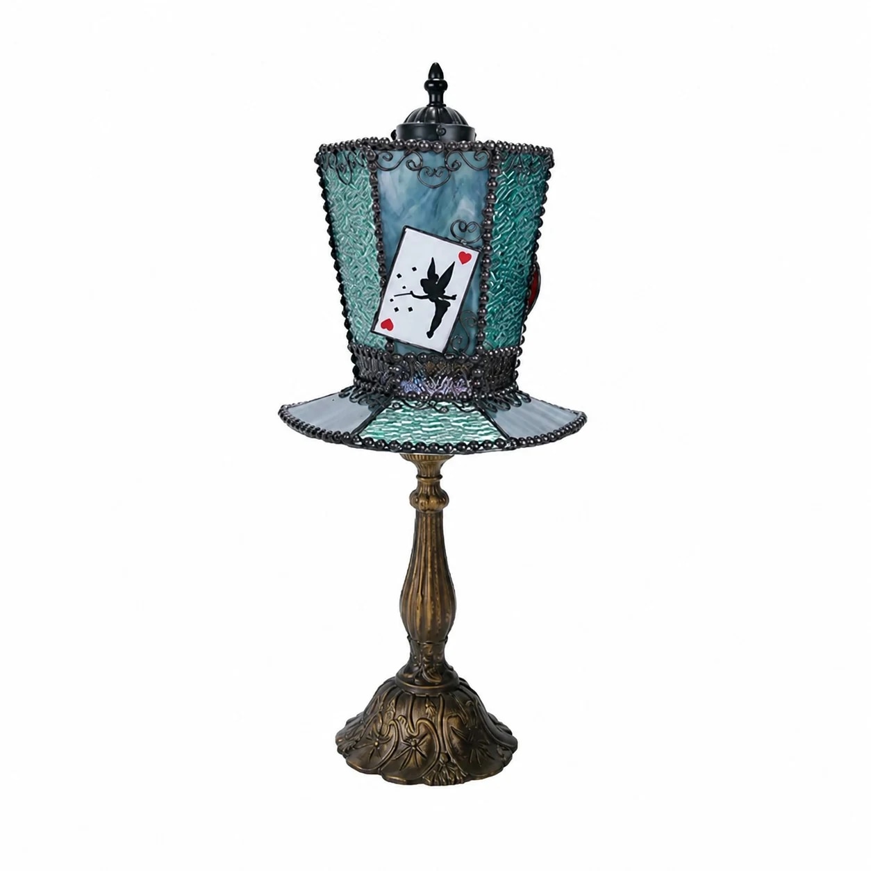 Rabbit Card Aqua Blue table lamp