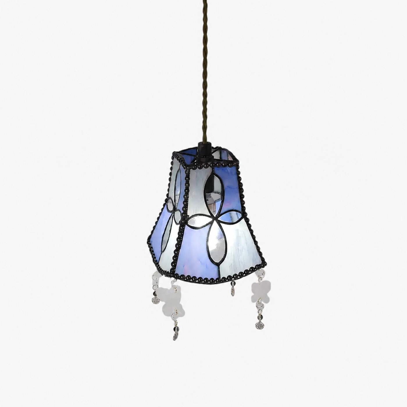 Gradient Violet shell butterfly pendant light