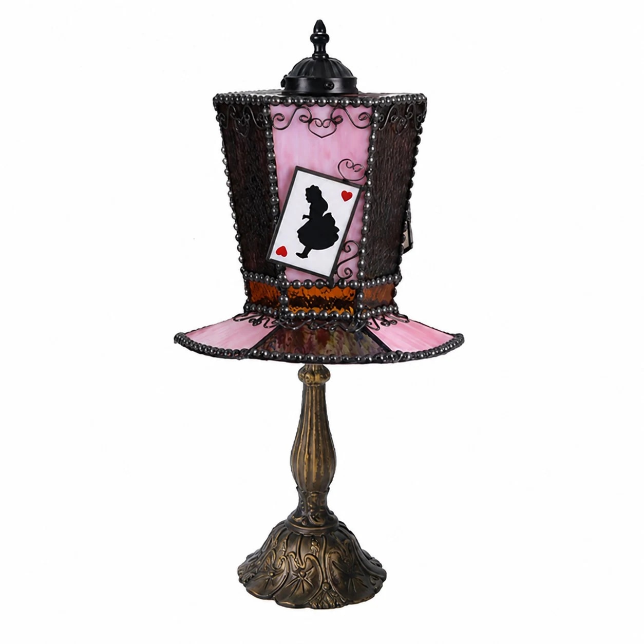 Rabbit Card Rose Purple table lamp