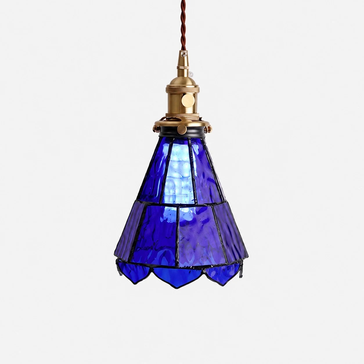 Blue glass pendant